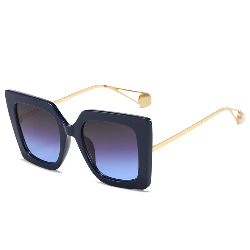 Oversized Geometrische Mode Sonnenbrille Brehn