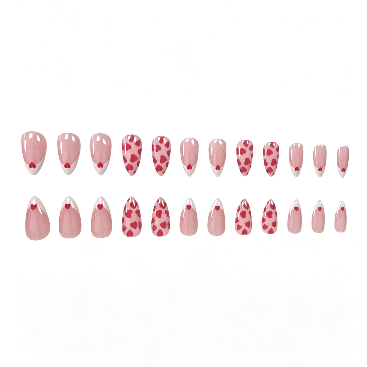 Herz-Muster Nail Art Verbesserungen Brehn