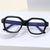 Damen modische oversized Brille mit charakteristischem Rahmen Brehn