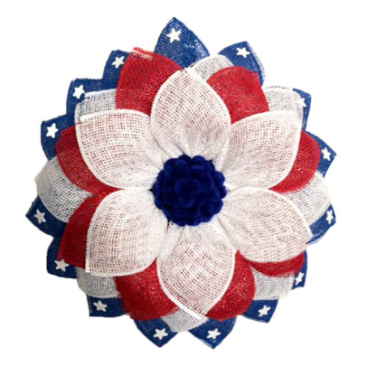 Patriotische dekorative Blumenbrosche