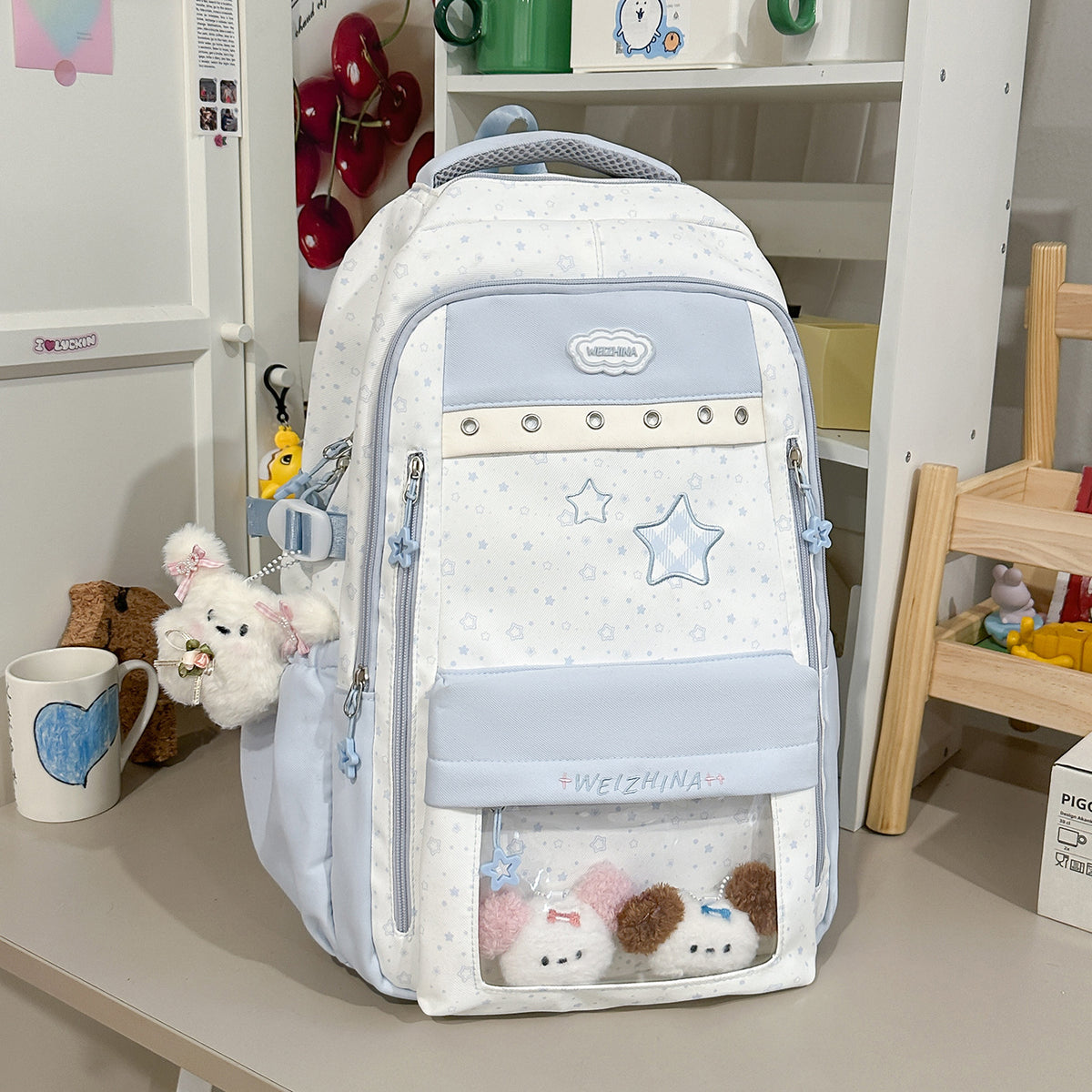 Transparente Taschen-Rucksack Brehn