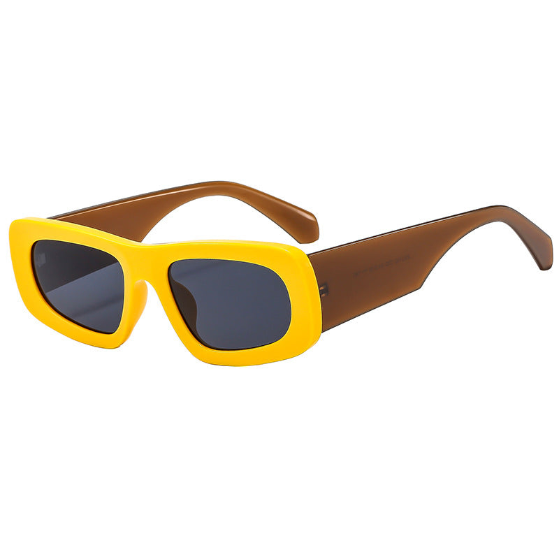 Damen Modische Sonnenbrille im modernen quadratischen Design Brehn