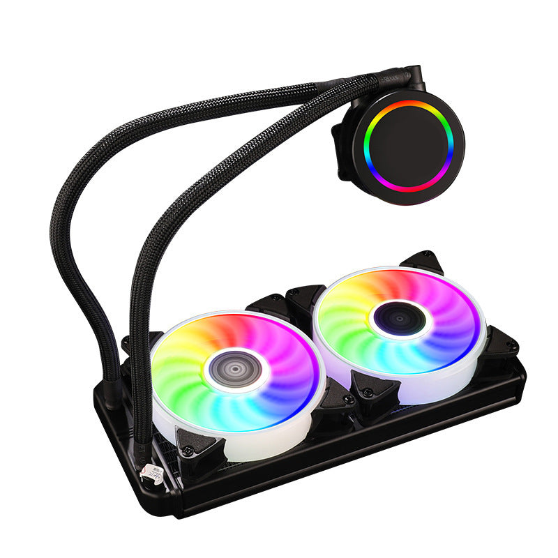 RGB Flüssigkeits-CPU-Kühler mit Dual-Lüfter-Technologie Brehn