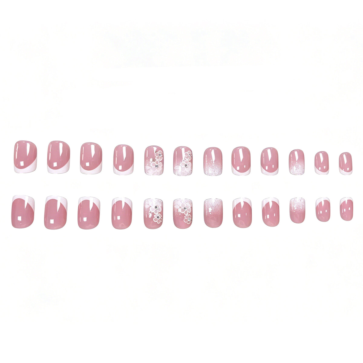 Elegante florale Acryl-Nagelkunst-Verstärkungen Brehn 1789915593