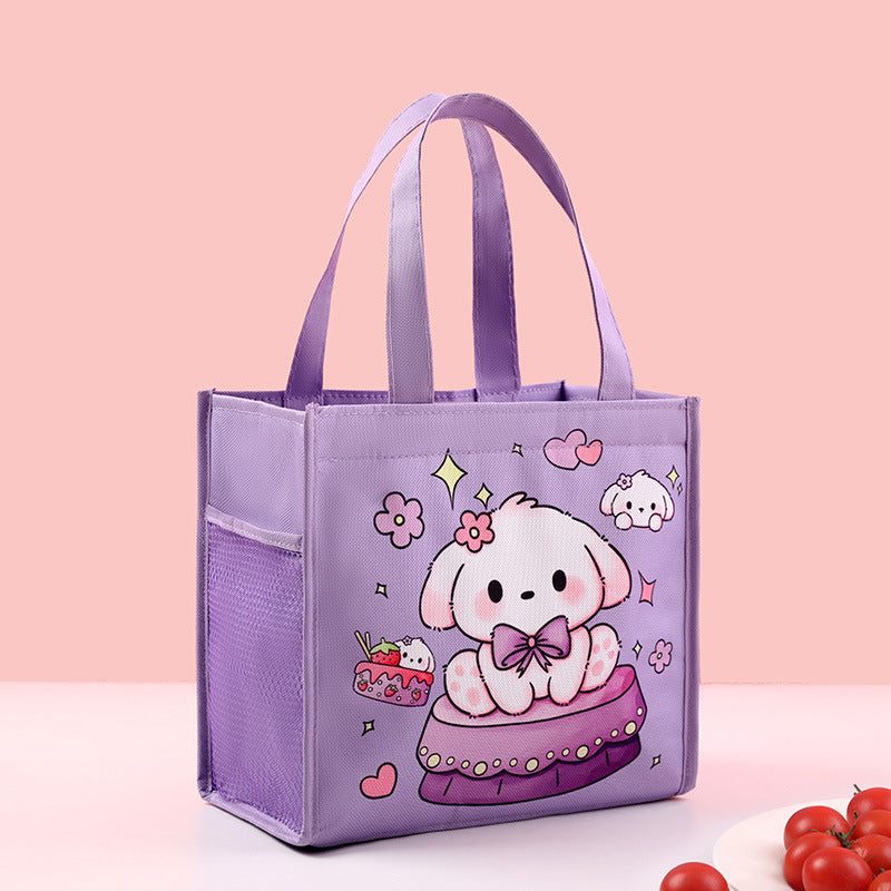 Kinder Isolierte Cartoon Lunch Tasche Brehn