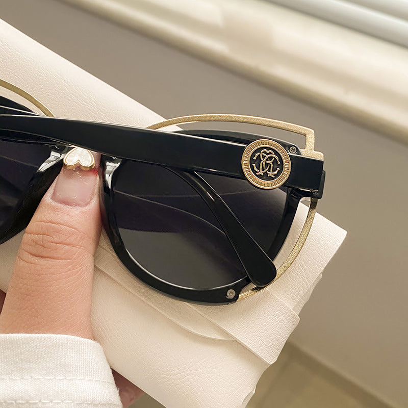 Damen Cat-Eye Sonnenbrille mit funkelndem Detail Brehn