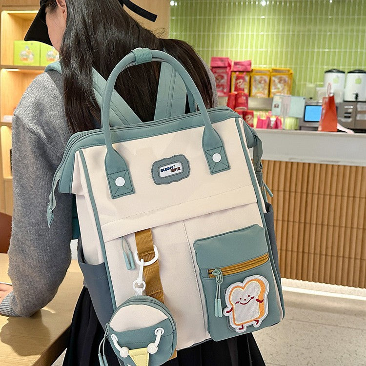 Stylischer Mehrfach-Taschen-Rucksack Brehn