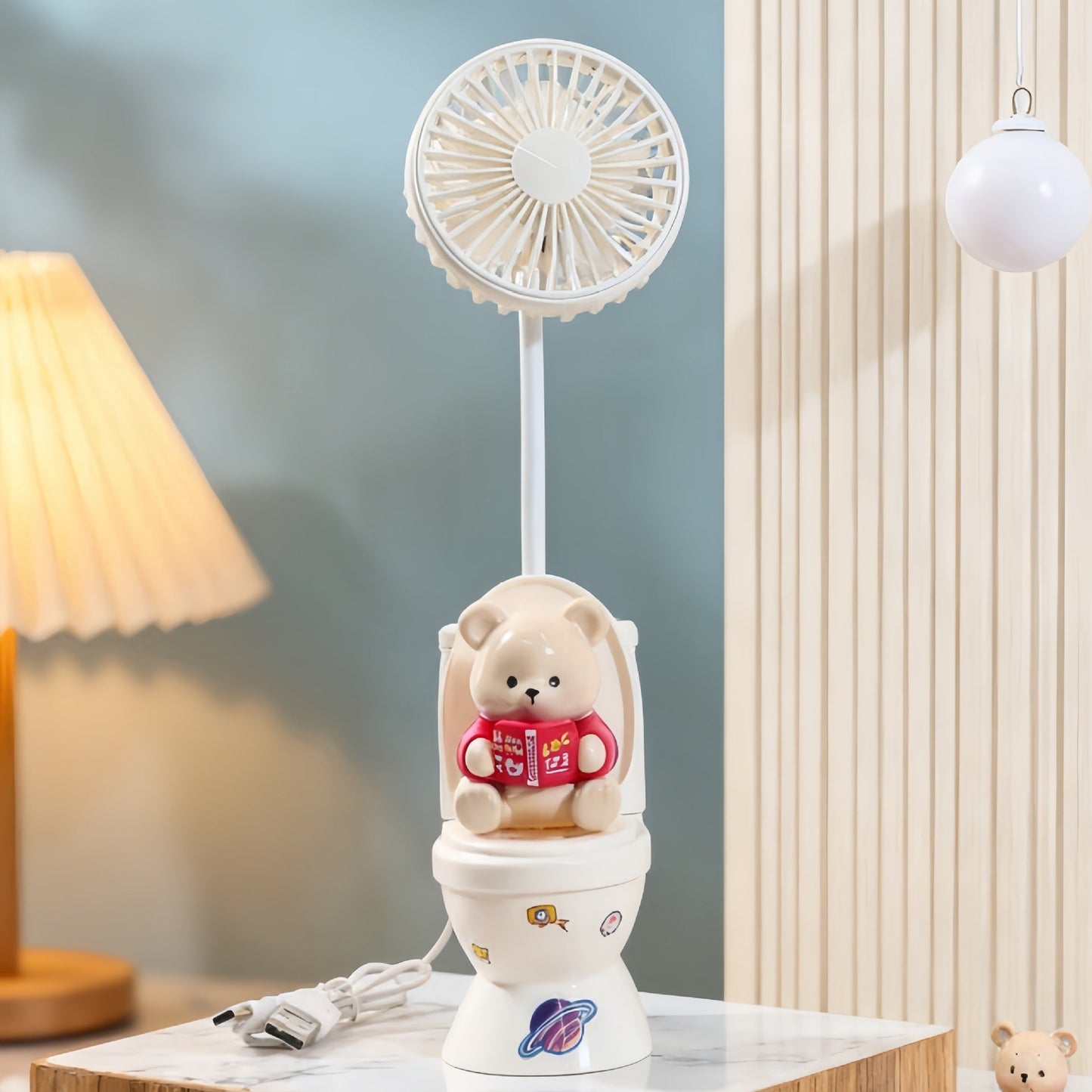 Frauen Tragbarer Mini Ventilator mit glänzendem Design Brehn
