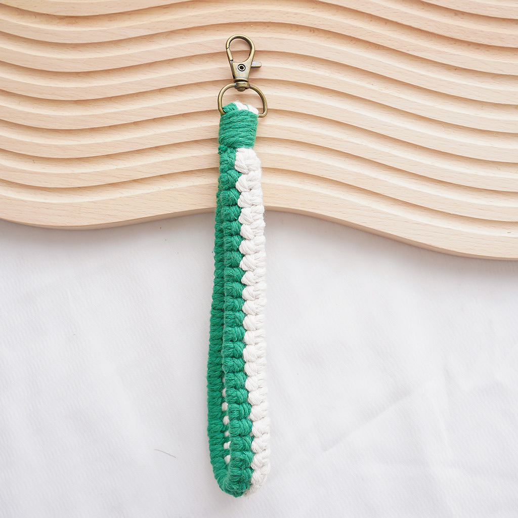 Macramé Schlüsselanhänger Halter Brehn