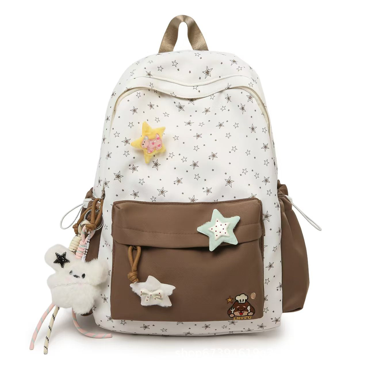 Stern-themed Plüsch-Rucksack Brehn