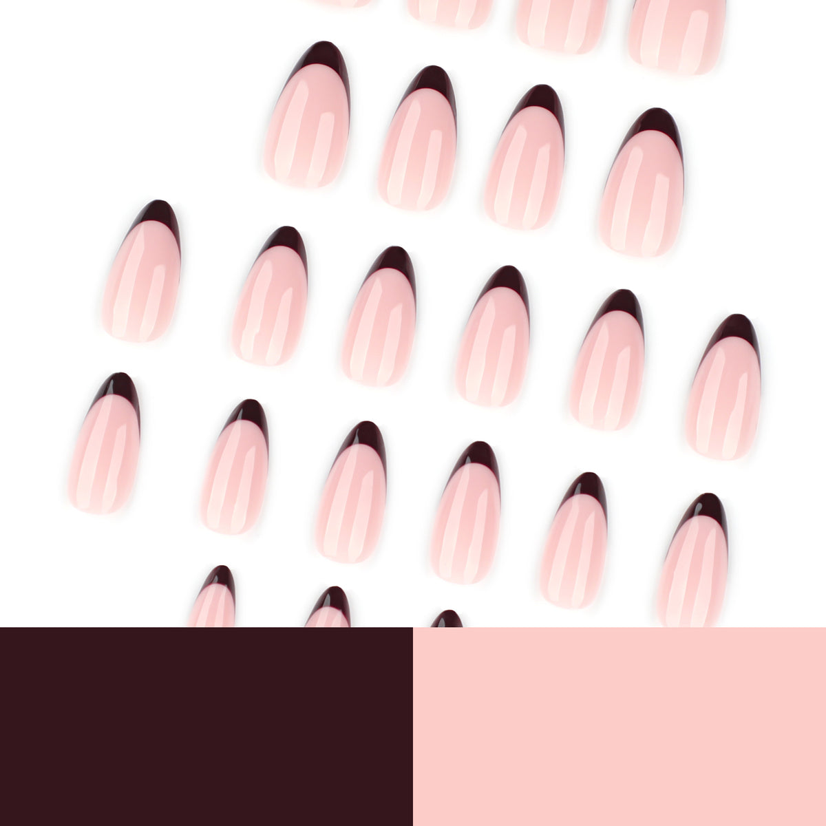 Elegante Stiletto-Kunstnägel mit Farbverlauf und Glanz Brehn