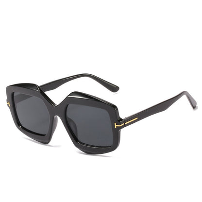 Bold gemusterte hexagonale Sonnenbrille Brehn