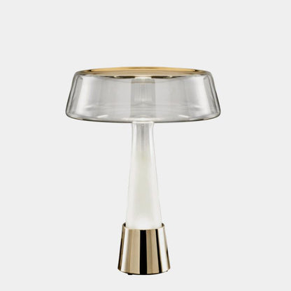 Zeitgenössische Glastischlampe
