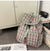 Karierte Muster Utility Schulrucksack