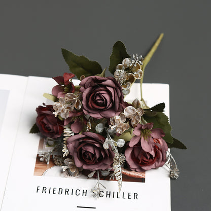 Faux Blumenstrauß für die Indoor-Heimdekoration
