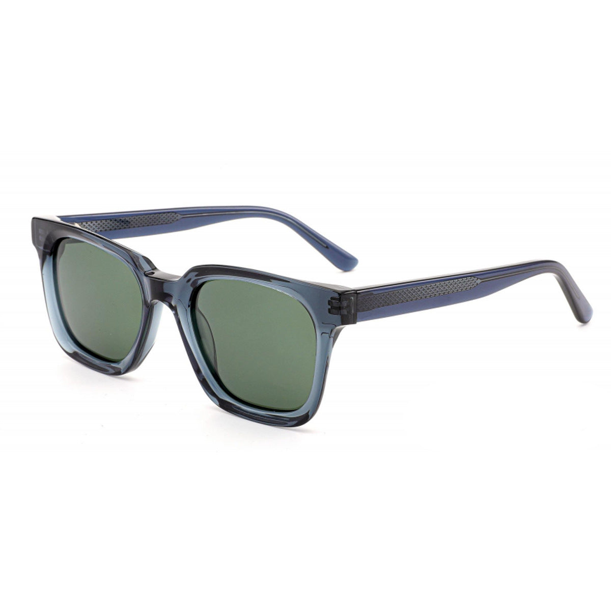 Damen stilvolle Sonnenbrille mit breitem, rechteckigem Rahmen und UV-Schutz Brehn