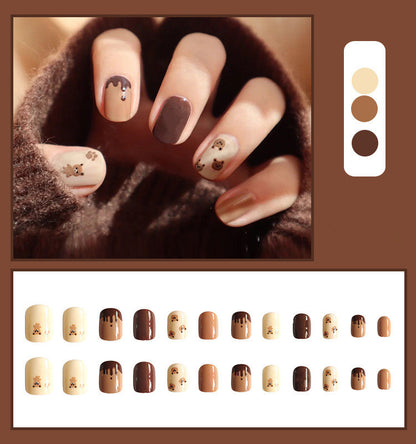 Geometrisches Muster Press-On Nagelset