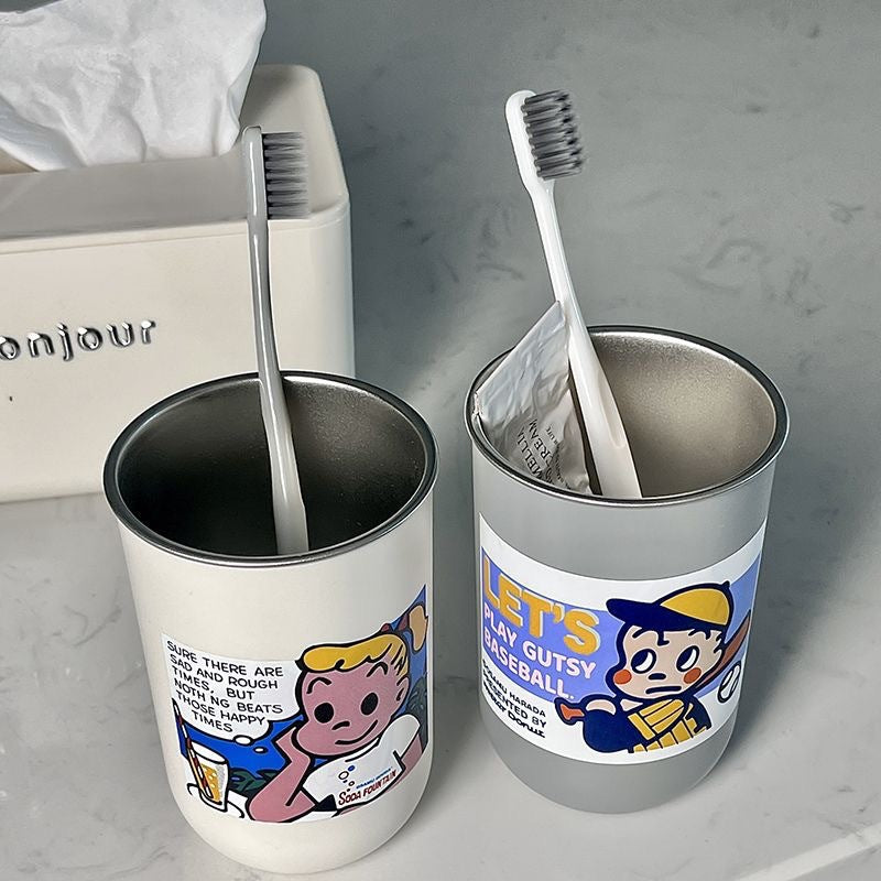 Zahnputzbecher mit Trendigem Kinderdesign Brehn