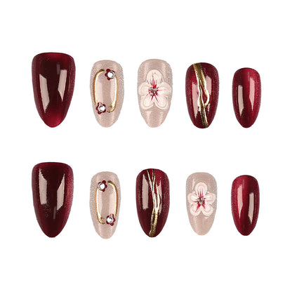 Premium dekorative Press-On Nagelspitzen