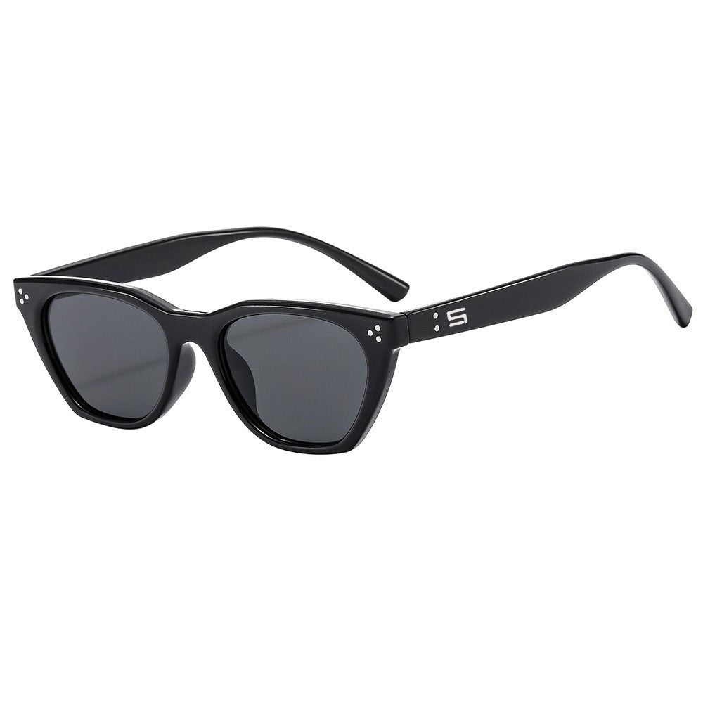 Damen Retro-inspirierte Sonnenbrille mit markantem Rahmen Brehn