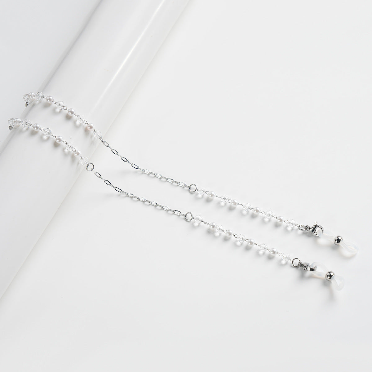 Eleganter Perlenkette Brillenhalter Brehn