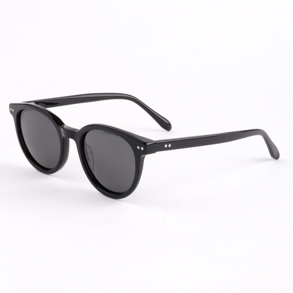 Damen modische Sonnenbrille mit elegantem, transparentem Rahmen und hochgradigem UV-Schutz Brehn