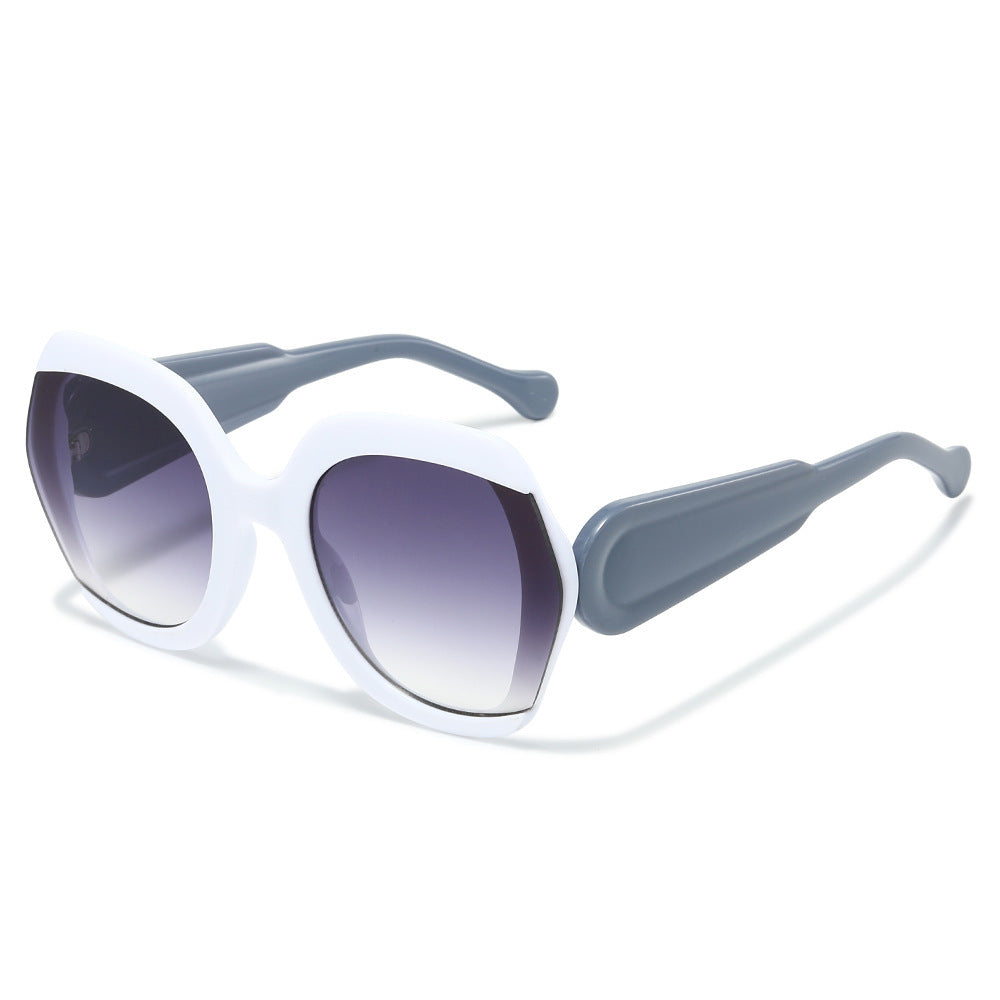 Modebewusste Übergroße Sonnenbrille Brehn