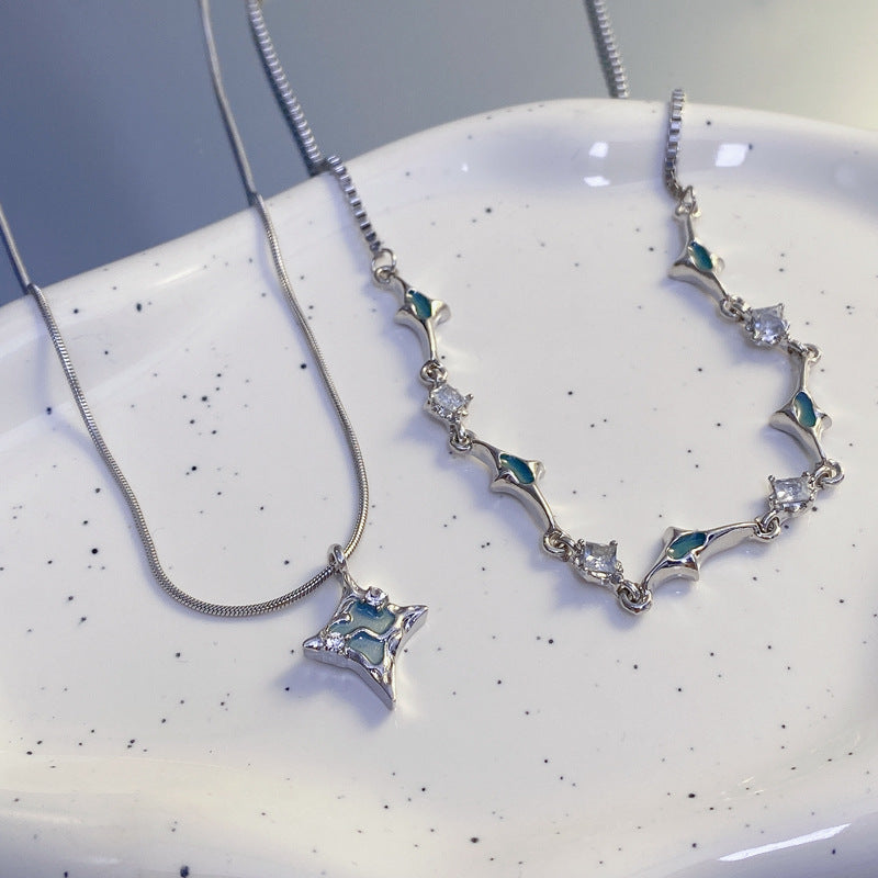 Eleganter Charm-Anhänger-Halskette Brehn