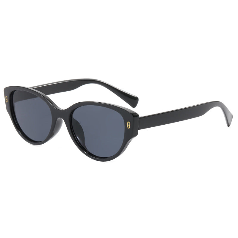 Damen Cat-Eye Sonnenbrille mit modernem Kunststoffrahmen Brehn
