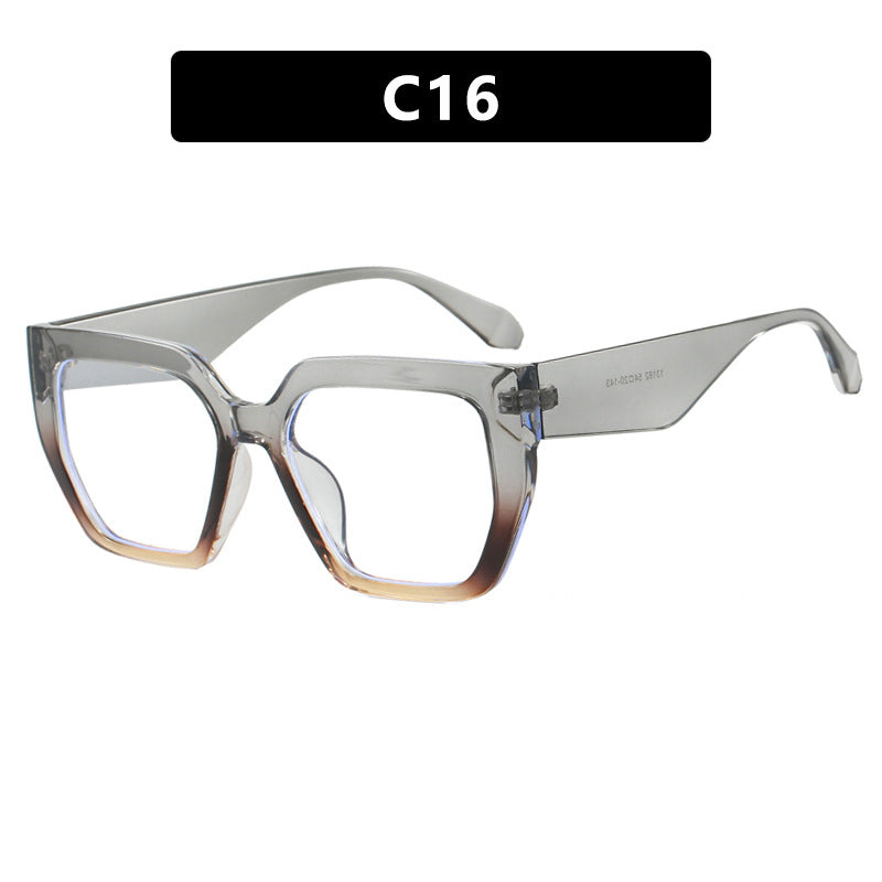 Damen geometrische Brille im modischen Schildkrötenmuster Brehn