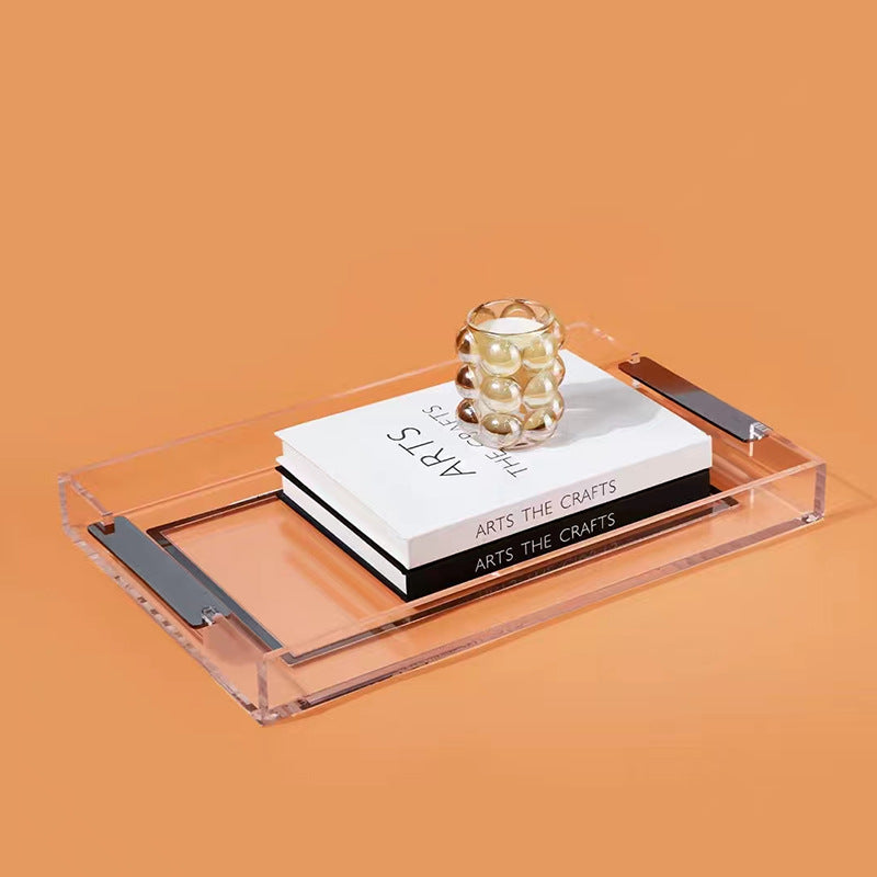 Elegantes Acryl Dekoratives Serviertablett