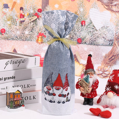 Geschenkbeutel mit festlichem Gnom-Motiv Brehn