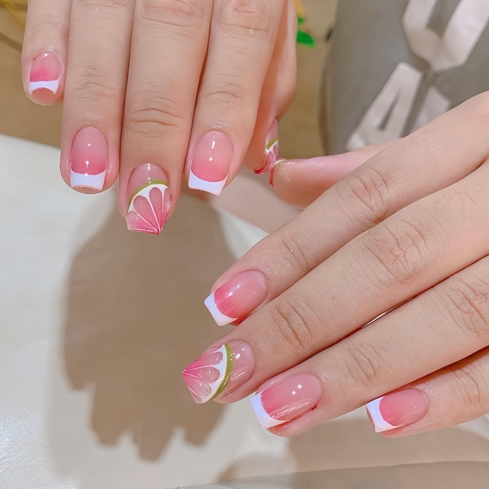 Kunstnagel Set mit aufregenden Wassermelonendesigns Brehn