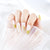 Florale Press-On Nagelspitzen Brehn