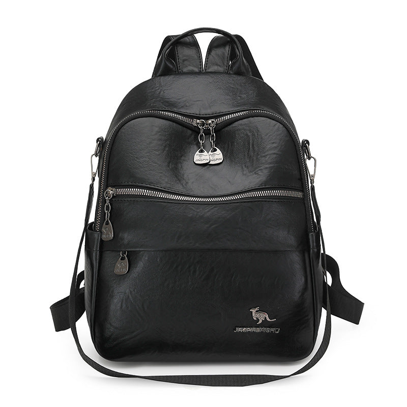 Luxuriöser Retro-Leder-Rucksack Brehn