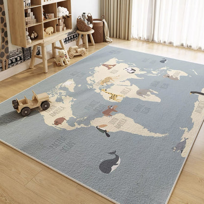 Kinderspielteppich mit Katzenmotiv Brehn