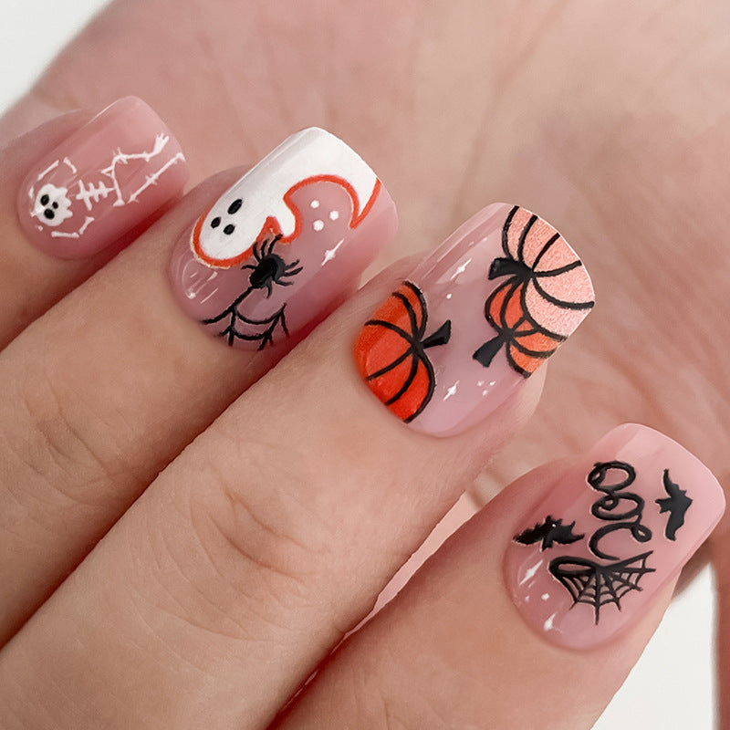 Themen Dekorative Press-On Nagelset Brehn