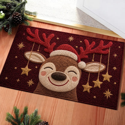 Festliche Weihnachtsfigur Fußmatte Brehn