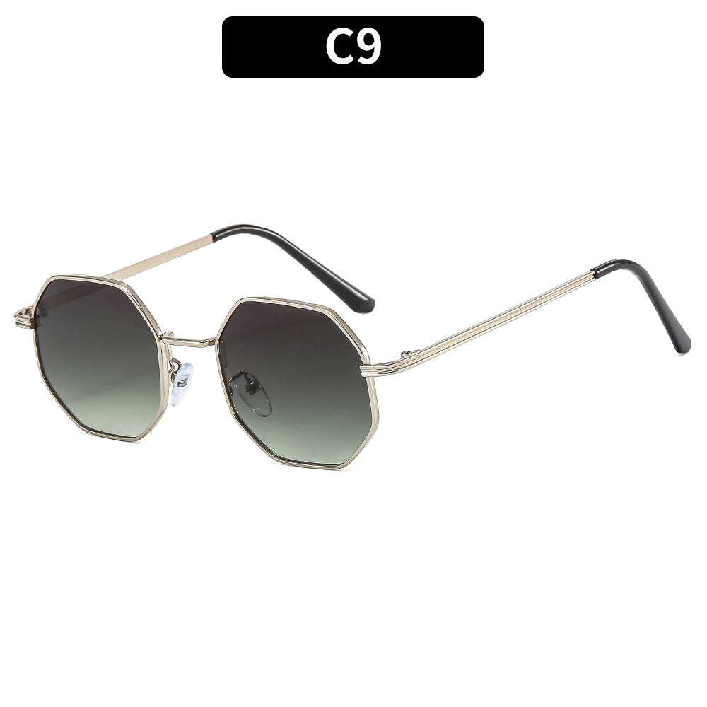 Elegante achteckige Rahmen-Sonnenbrille