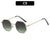 Elegante achteckige Rahmen-Sonnenbrille
