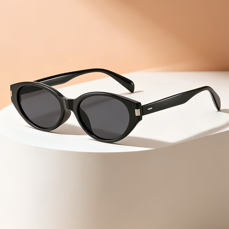 Stylische Katzenaugen-Sonnenbrillen mit einzigartigem Muster Brehn
