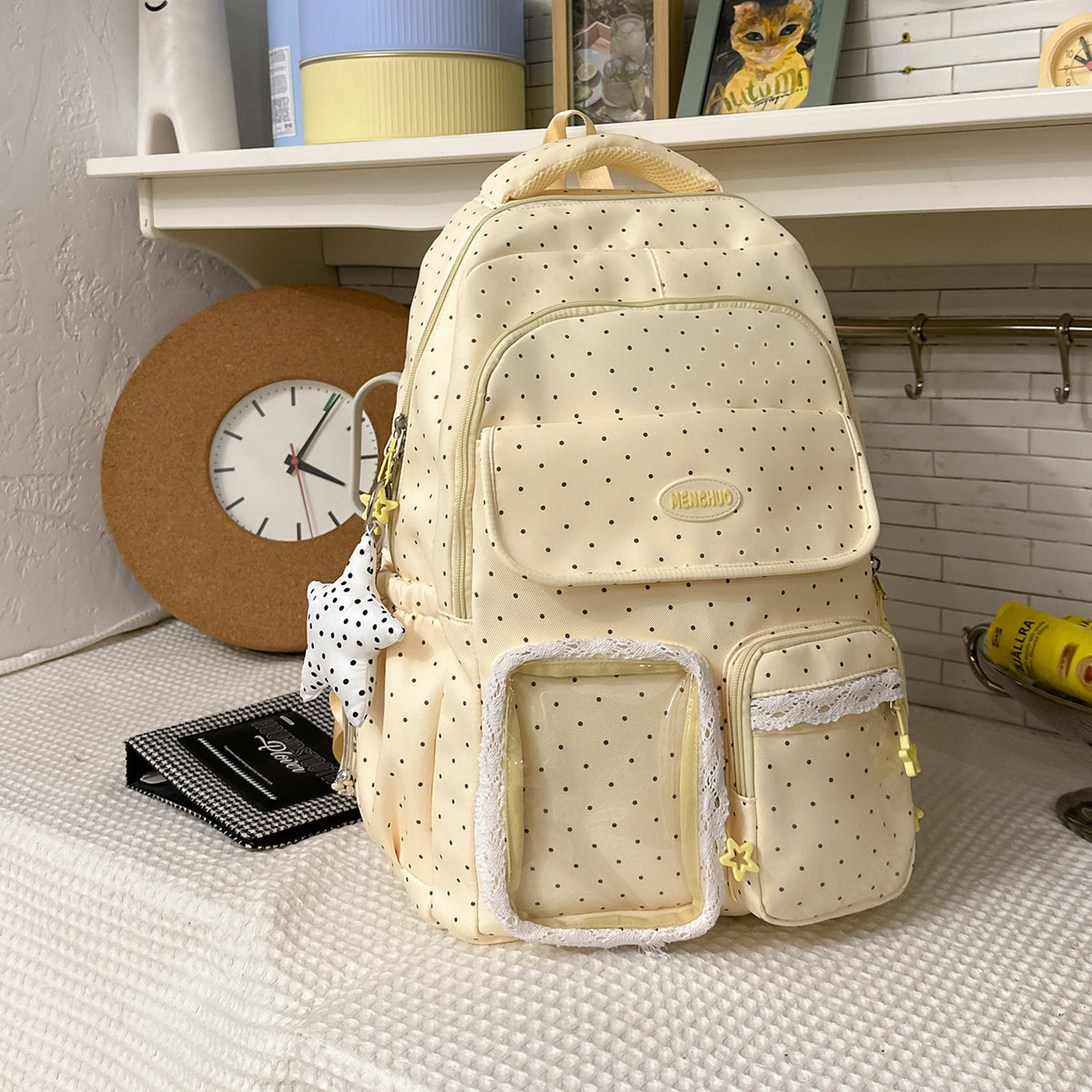 Stilvoller Mehrzweck-Muster-Rucksack Brehn