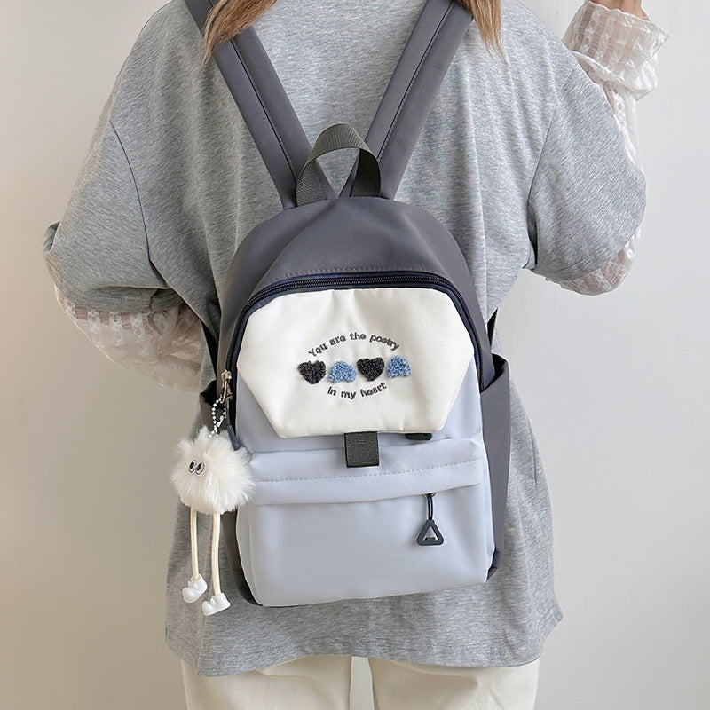 Casual Stoff Rucksack Brehn