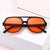 Damen quadratische Brille mit klarem Rahmen und modischem Design Brehn