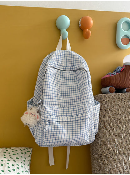 Leichter Rucksack mit Rautenmuster