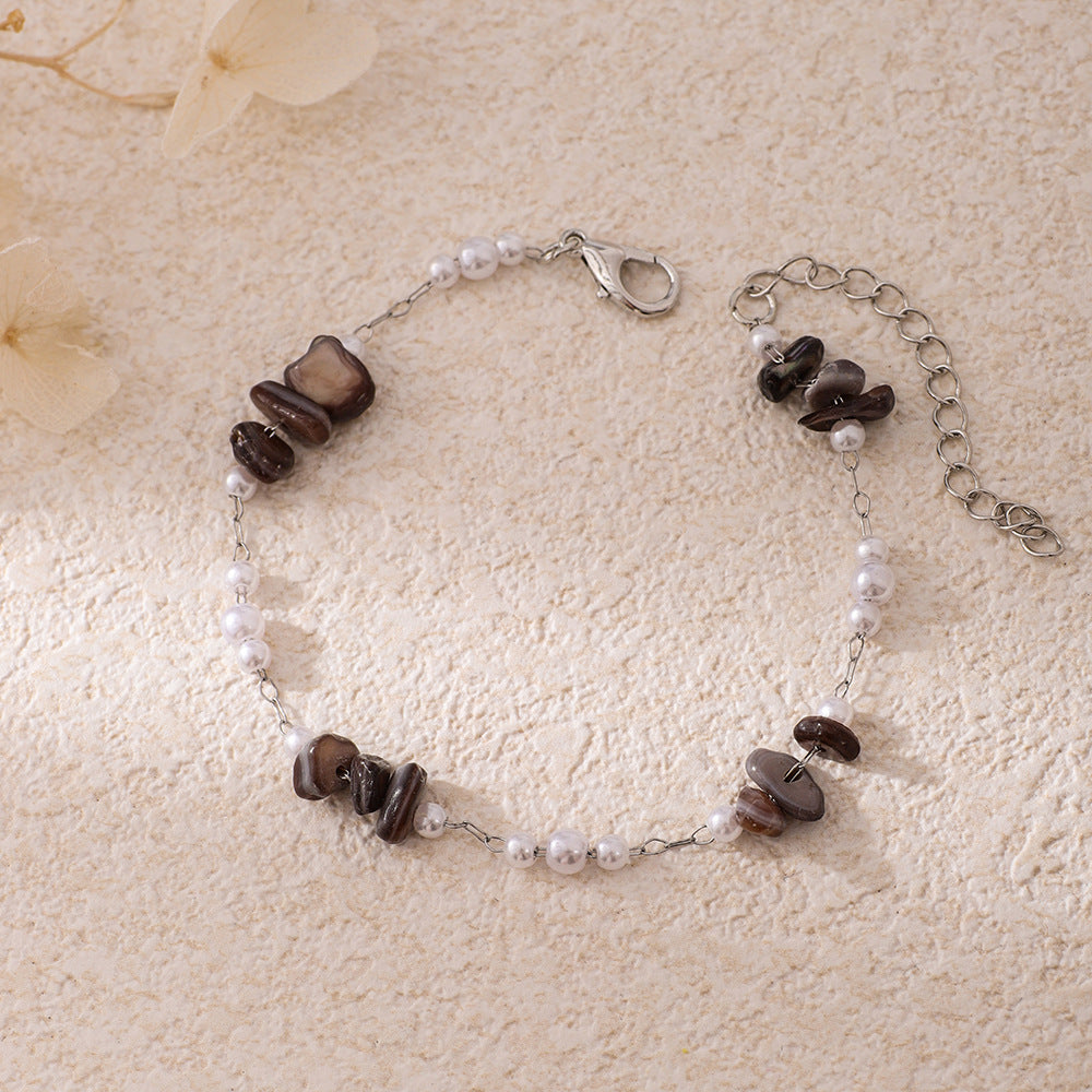 Chic Perlen- und Edelsteinarmband Brehn
