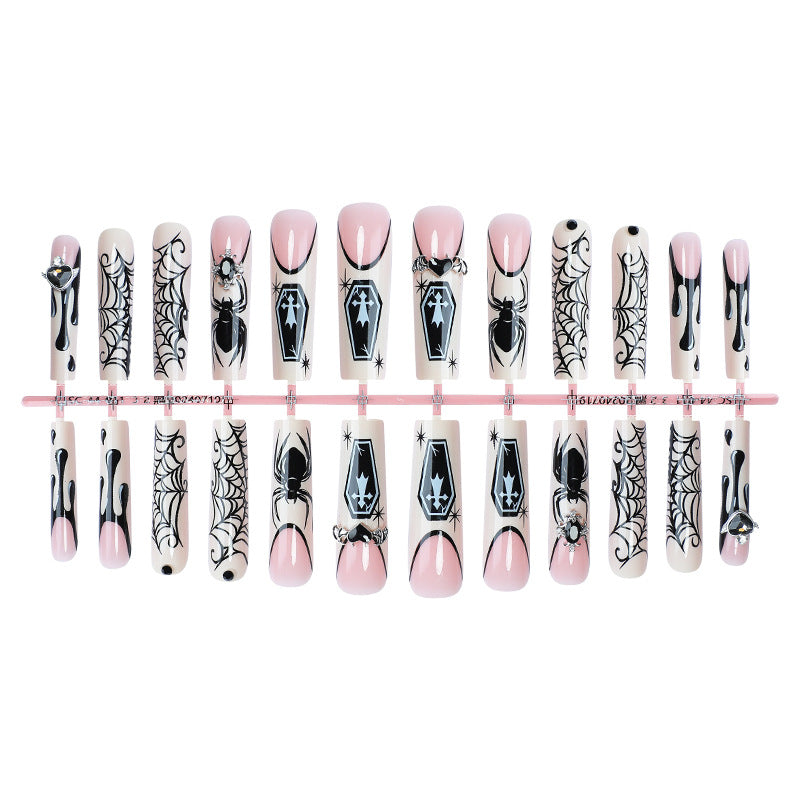 Gothic Style Press-On Nails Set Brehn
