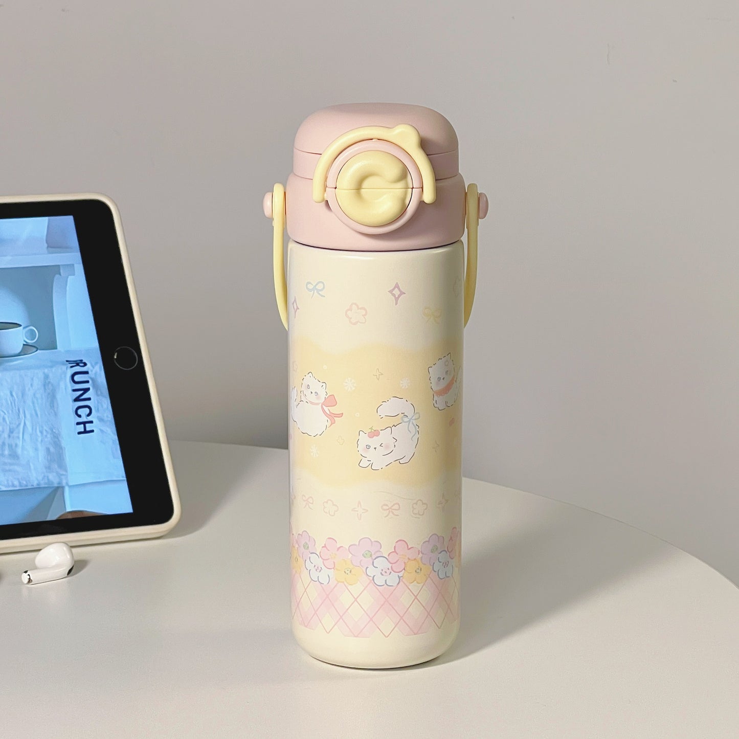 Damen Isolierte Kaffeetasse mit einzigartigem Tierdesign Brehn