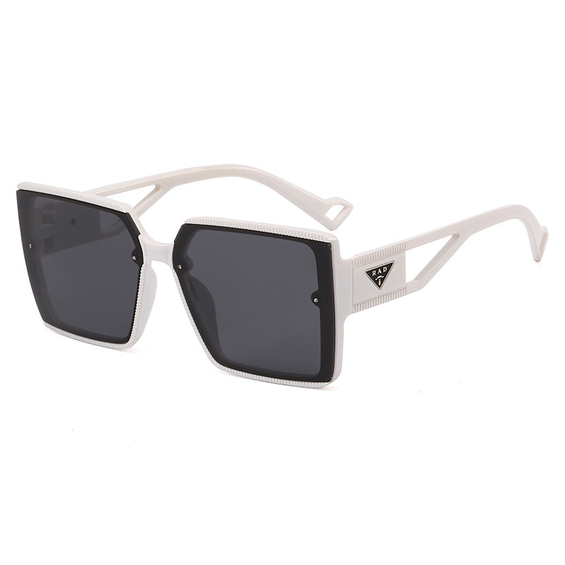 Damen modische quadratische Sonnenbrille mit einzigartiger Rahmenstruktur Brehn