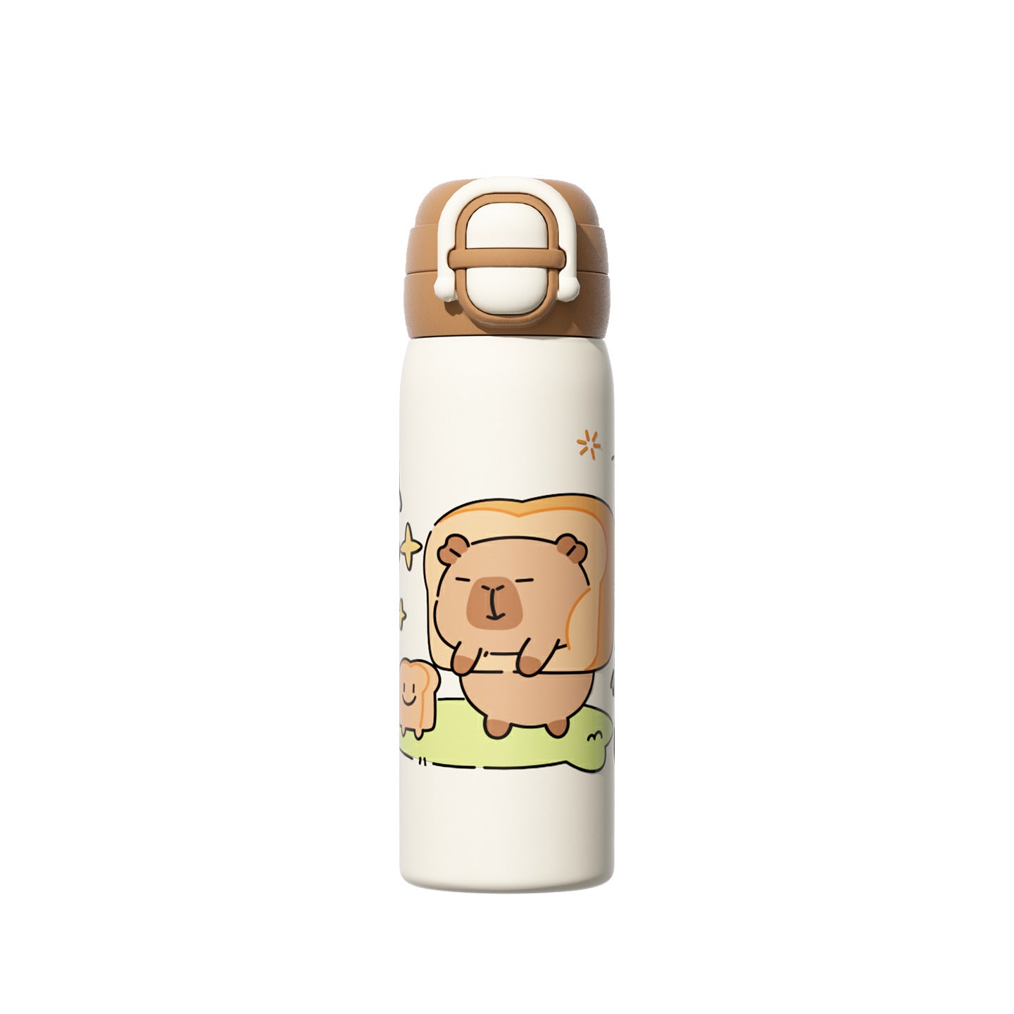 Damen Isolierte Trinkflasche mit bunt gestaltetem Tiermotiv Brehn